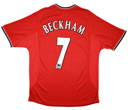 2000-02 MANCHESTER UNITED  *BECKHAM* KOSZULKA L