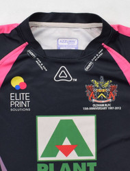 OLDHAM RLFC RUGBY AZZURRI SHIRT L