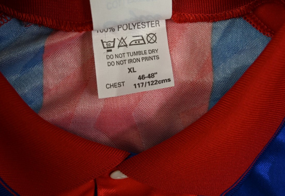 1994-95 CRYSTAL PALACE SHIRT XL