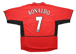 2002-04 MANCHESTER UNITED *RONALDO* SHIRT XL