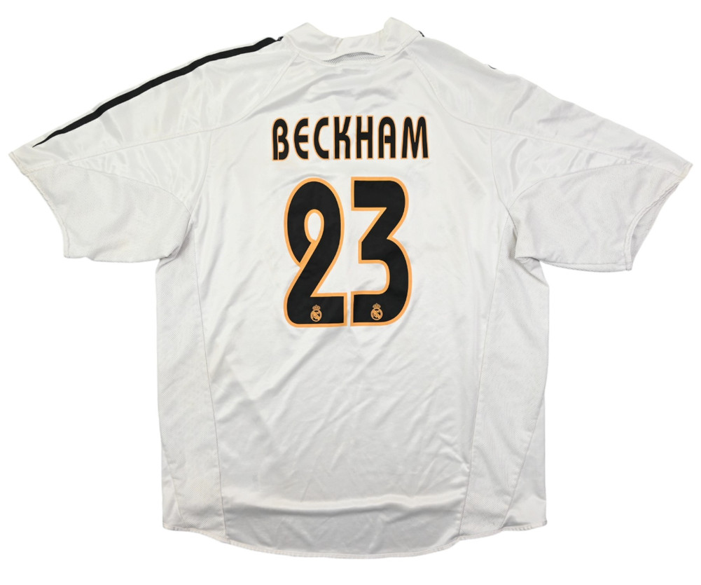 2004-05 REAL MADRID *BECKHAM* KOSZULKA L