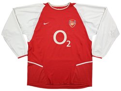 2002-04 ARSENAL LONDON LONGSLEEVE XL