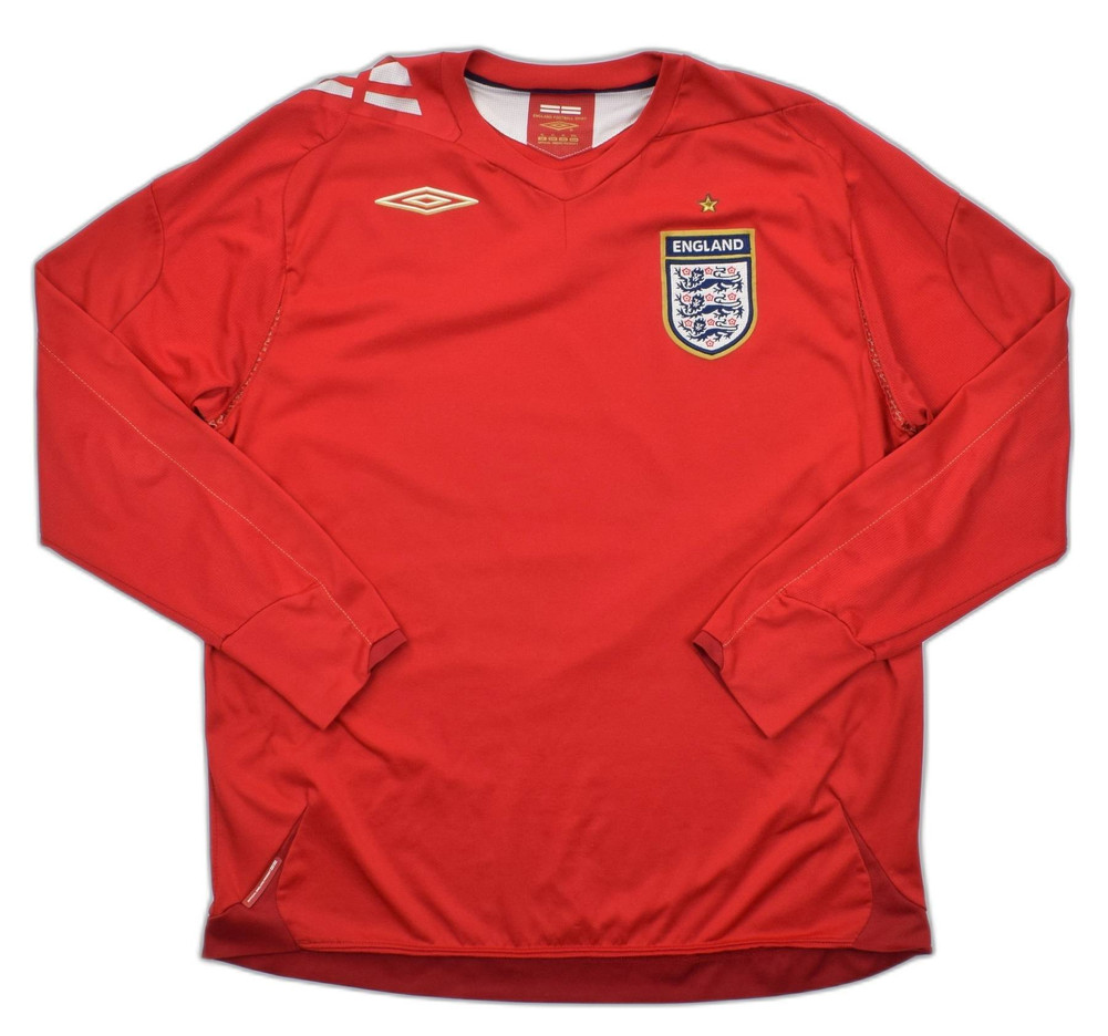 2006-08 ENGLAND LONGSLEEVE SHIRT XL