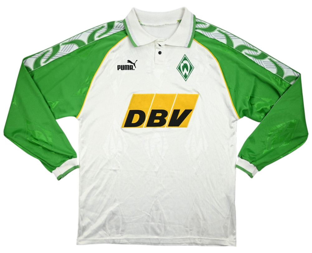 1995-96 WERDER BREMEN LONGSLEEVE SHIRT S