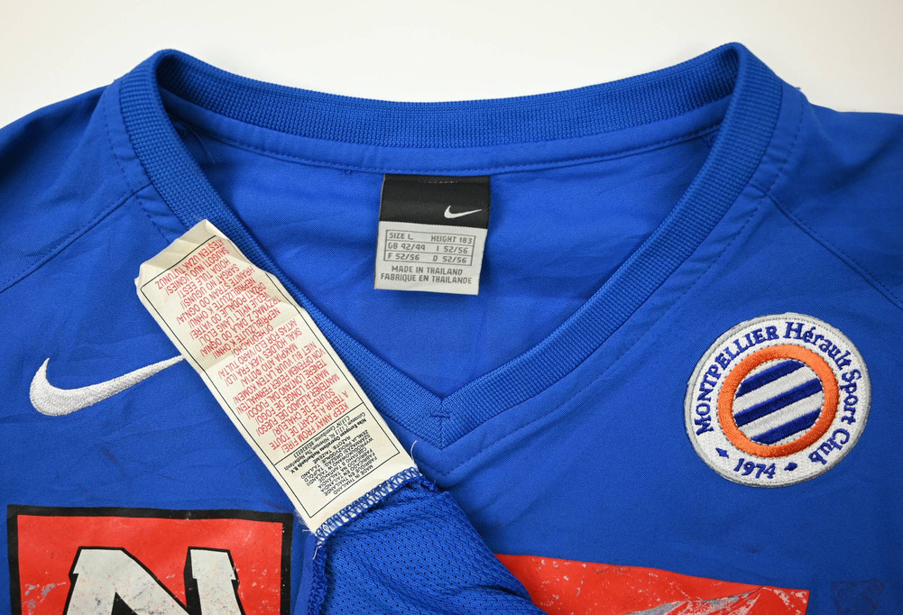 2005-06 MONTPELLIER HSC *MONTANO* MATCH ISSUE SHIRT L