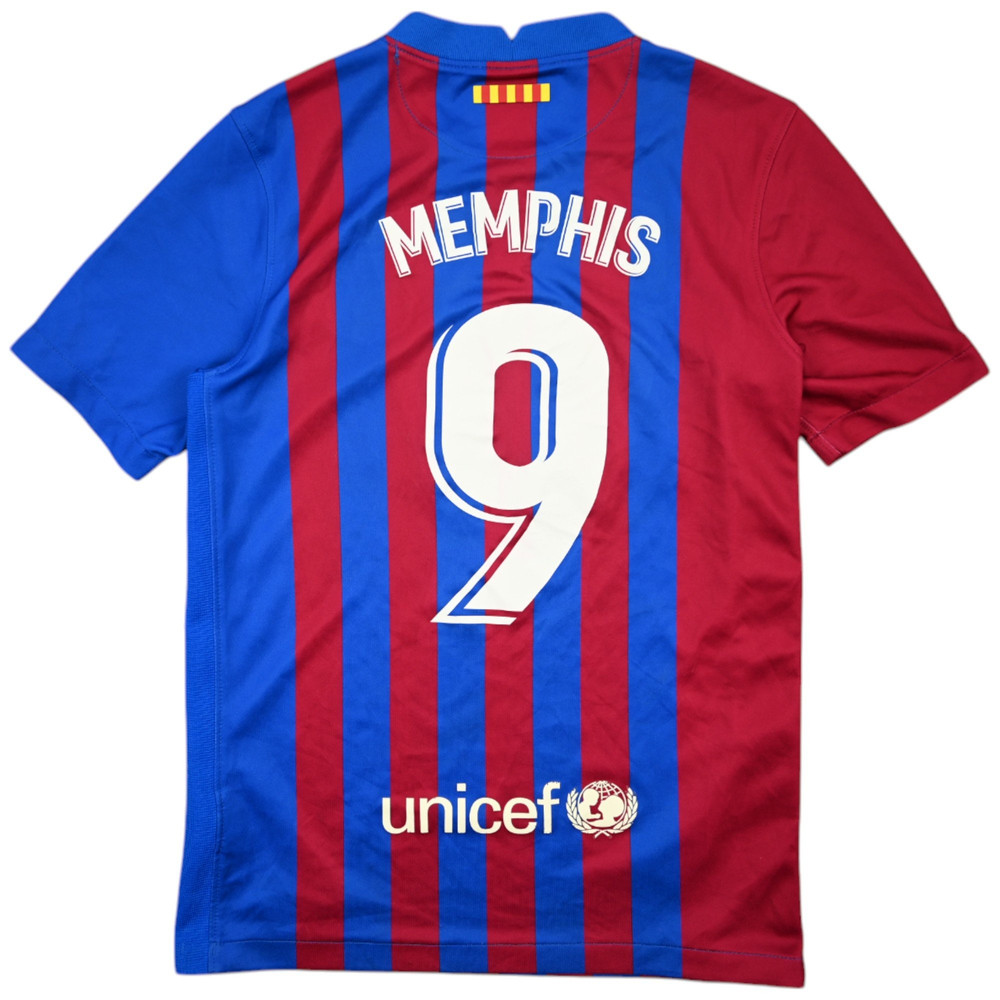 2021-22 BARCELONA *MEMPHIS* SHIRT M. BOYS