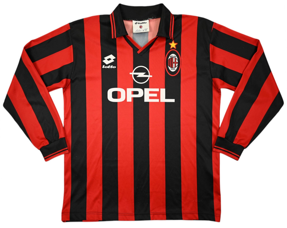 1995-96 AC MILAN LONGSLEEVE SHIRT S