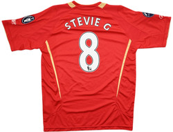 2005-06 LIVERPOOL *STEVIE G* SHIRT L