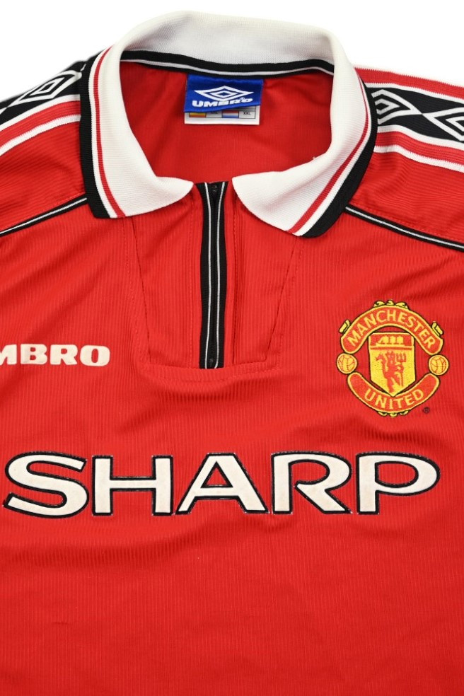 1998-00 MANCHESTER UNITED SHIRT XXL