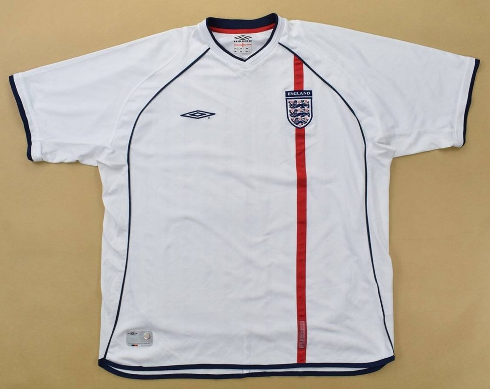 2001-03 ENGLAND SHIRT XXL