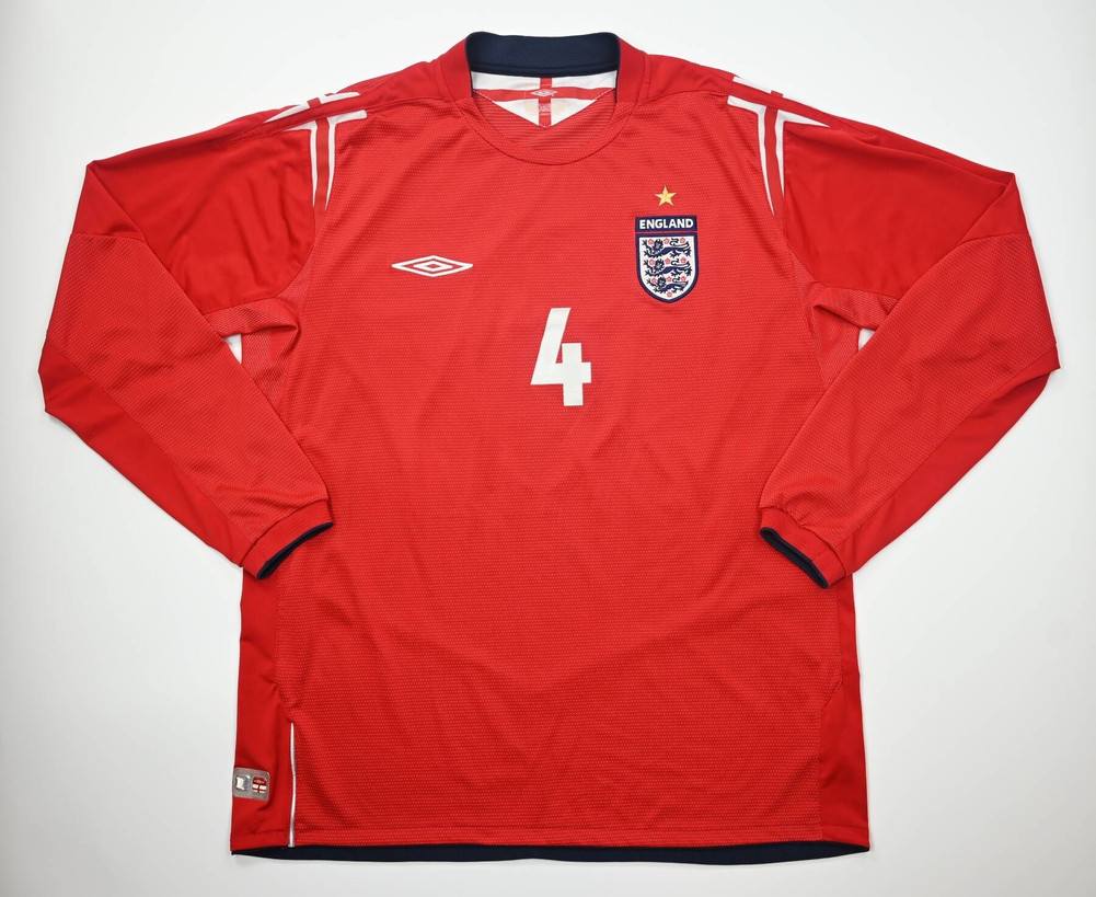 2004-06 ENGLAND *GERRARD* LONGSLEEVE L
