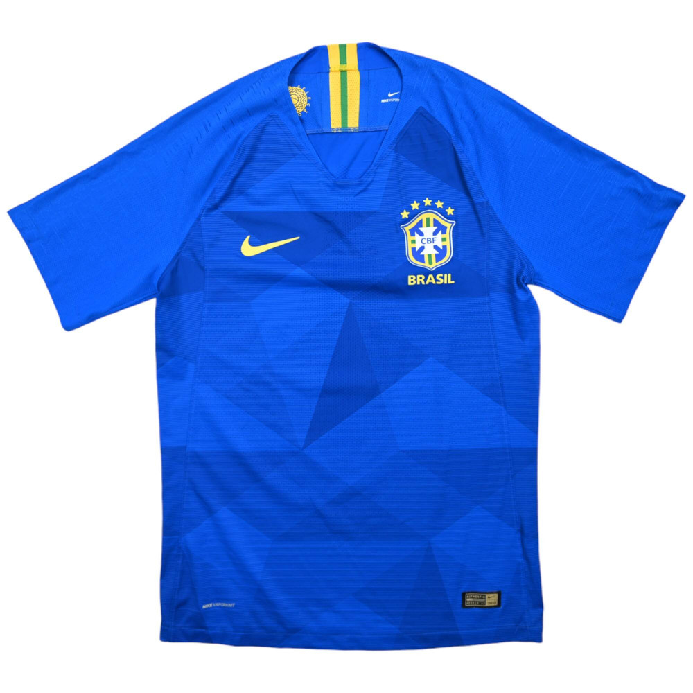 2018-19 BRAZIL VAPORKNIT PLAYER ISSUE SHIRT S