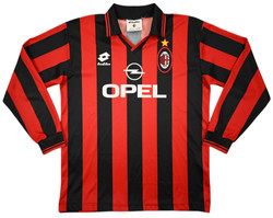 1995-96 AC MILAN LONGSLEEVE SHIRT S