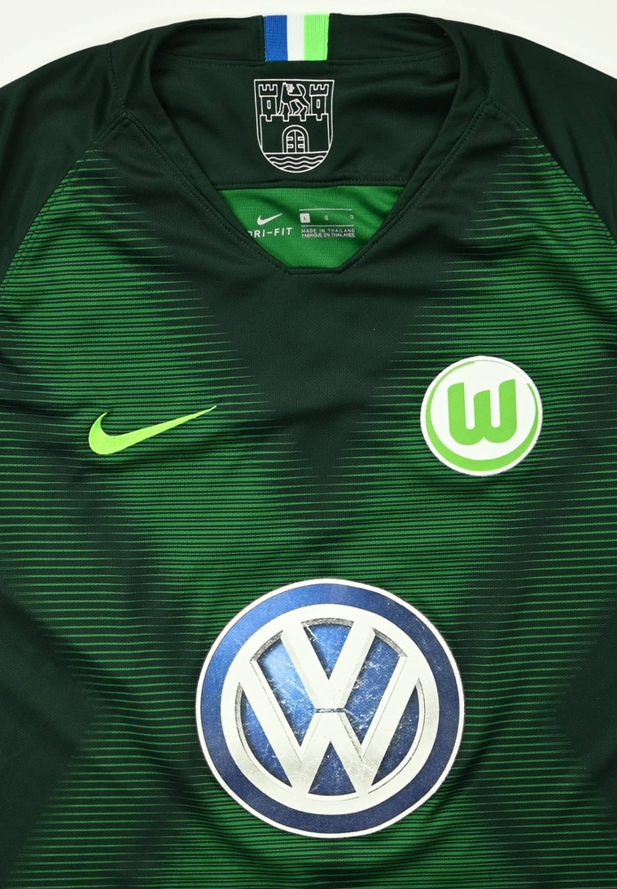 2018-19 VFL WOLFSBURG *WEGHORST* MATCH ISSUE KOSZULKA L