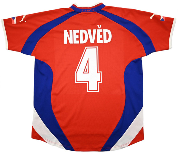 2000-02 CZECH REPUBLIC *NEDVED* SHIRT XL