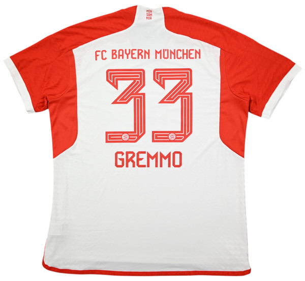 2023-24 BAYERN MUNCHEN *GREMMO* PLAYER ISSUE KOSZULKA XL