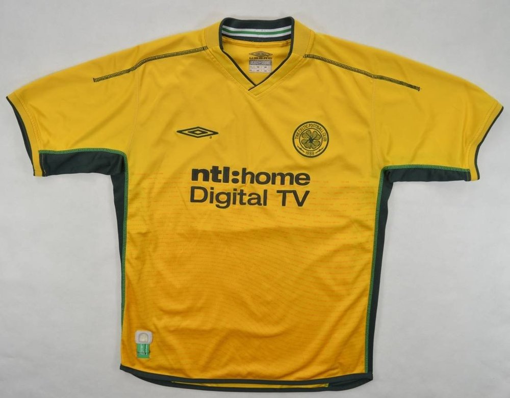 2002-03 CELTIC GLASGOW SHIRT M