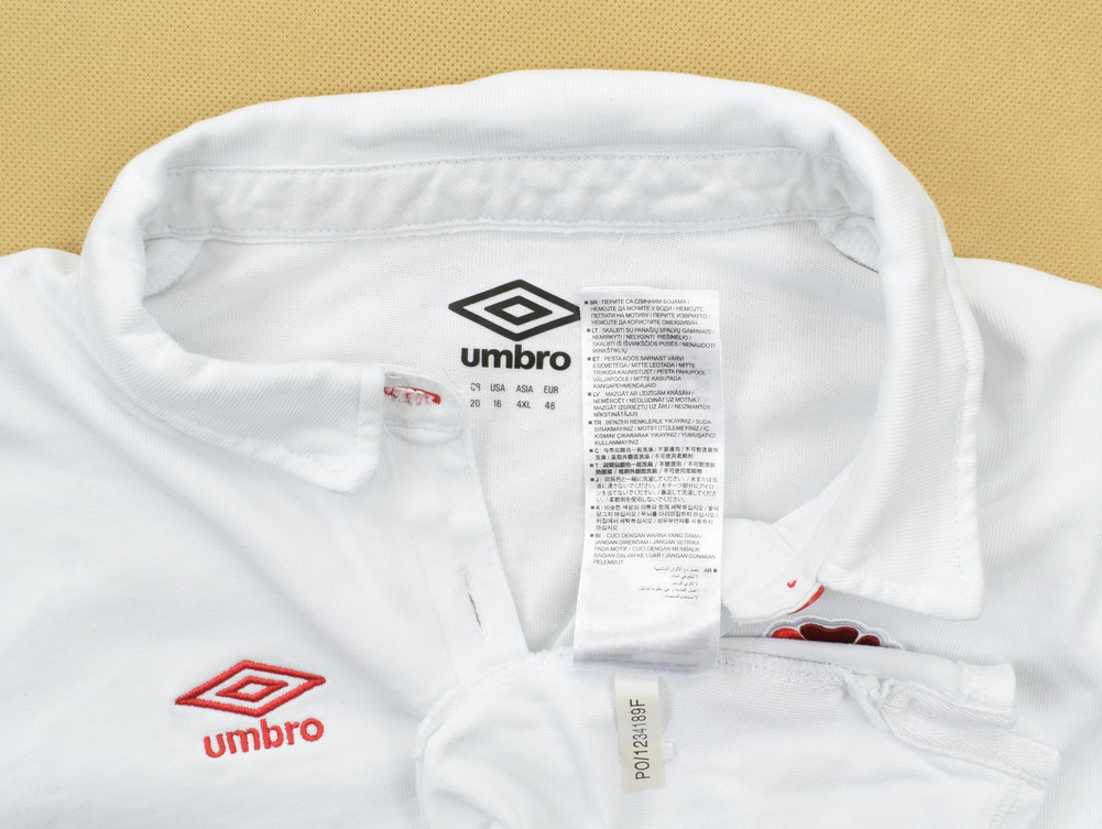 ENGLAND RUGBY UMBRO LONGSLEEVE 2XL