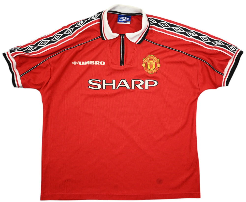 1998-00 MANCHESTER UNITED SHIRT XXL
