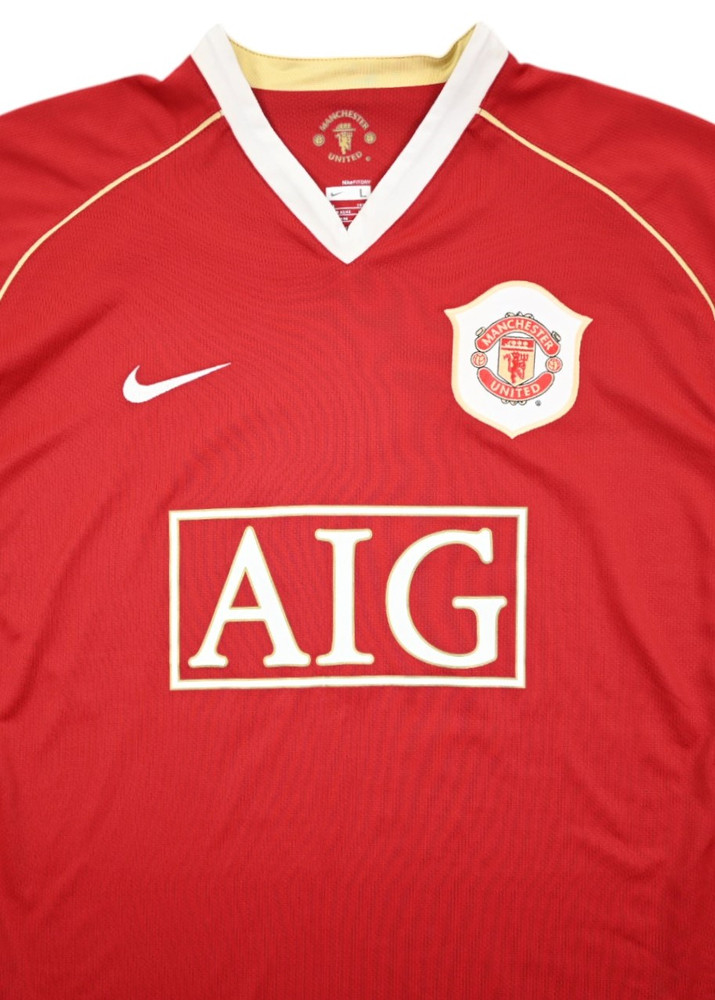 2006-07 MANCHESTER UNITED *CARRICK* SHIRT L