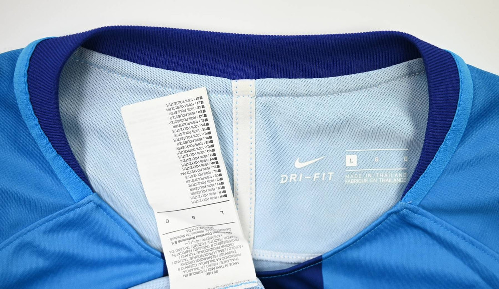 2018-19 FC BARCELONA *PIQUE* SHIRT L