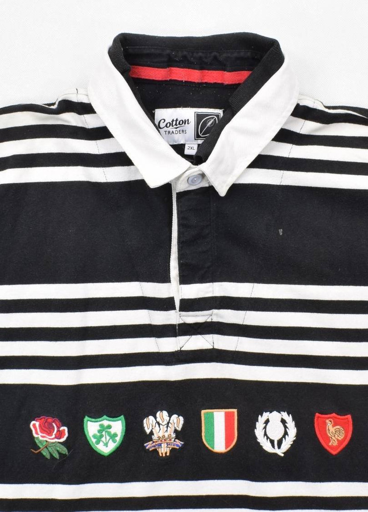 6 NATIONS RUGBY COTTON TRADERS SHIRT XXL