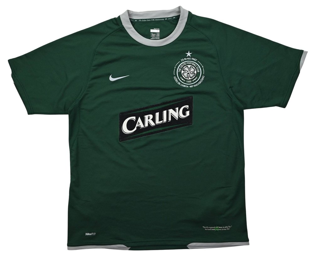 2007-08 CELTIC GLASGOW SHIRT M