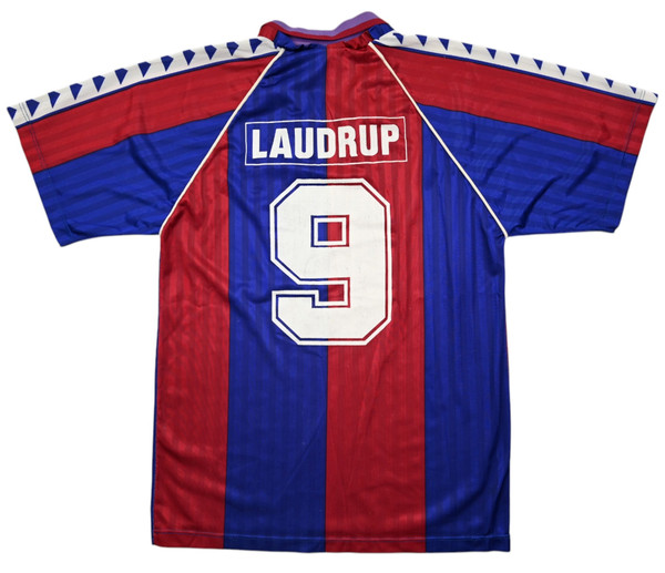 1992-95 BARCELONA *LAUDRUP* SHIRT S