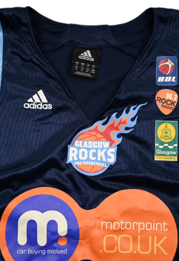 GLASGOW ROCKS BASKETBALL SHIRT XL