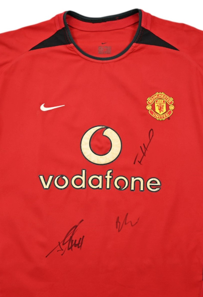 2002-04 MANCHESTER UNITED *KEANE* SHIRT L