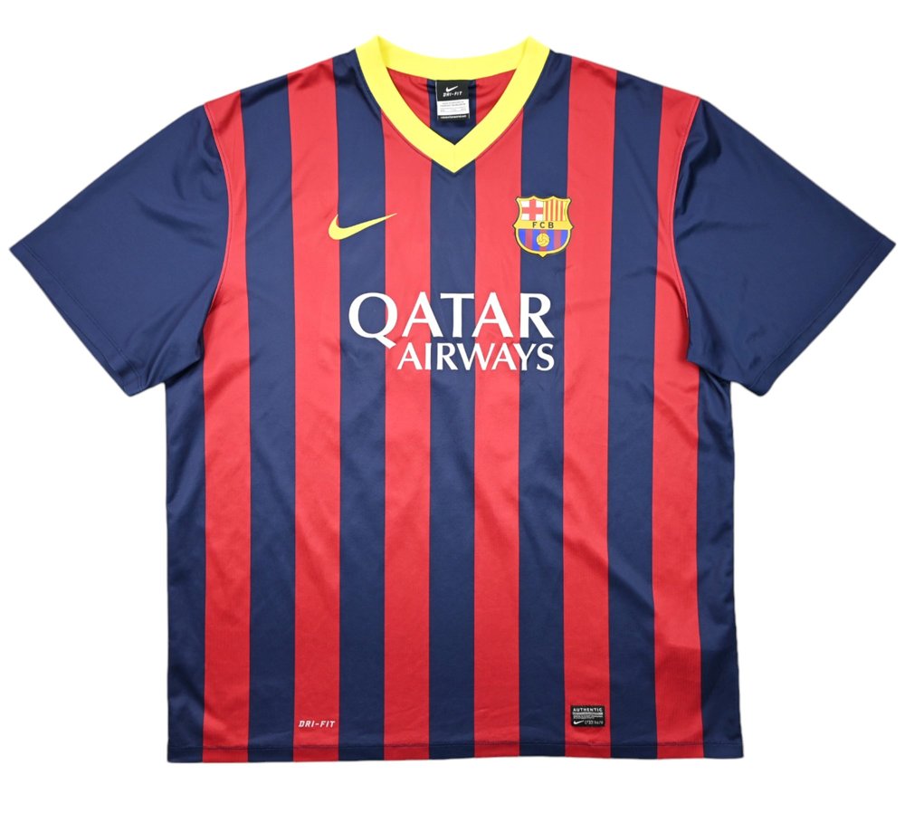 2013-14 FC BARCELONA *MESSI* BASIC SHIRT XXL