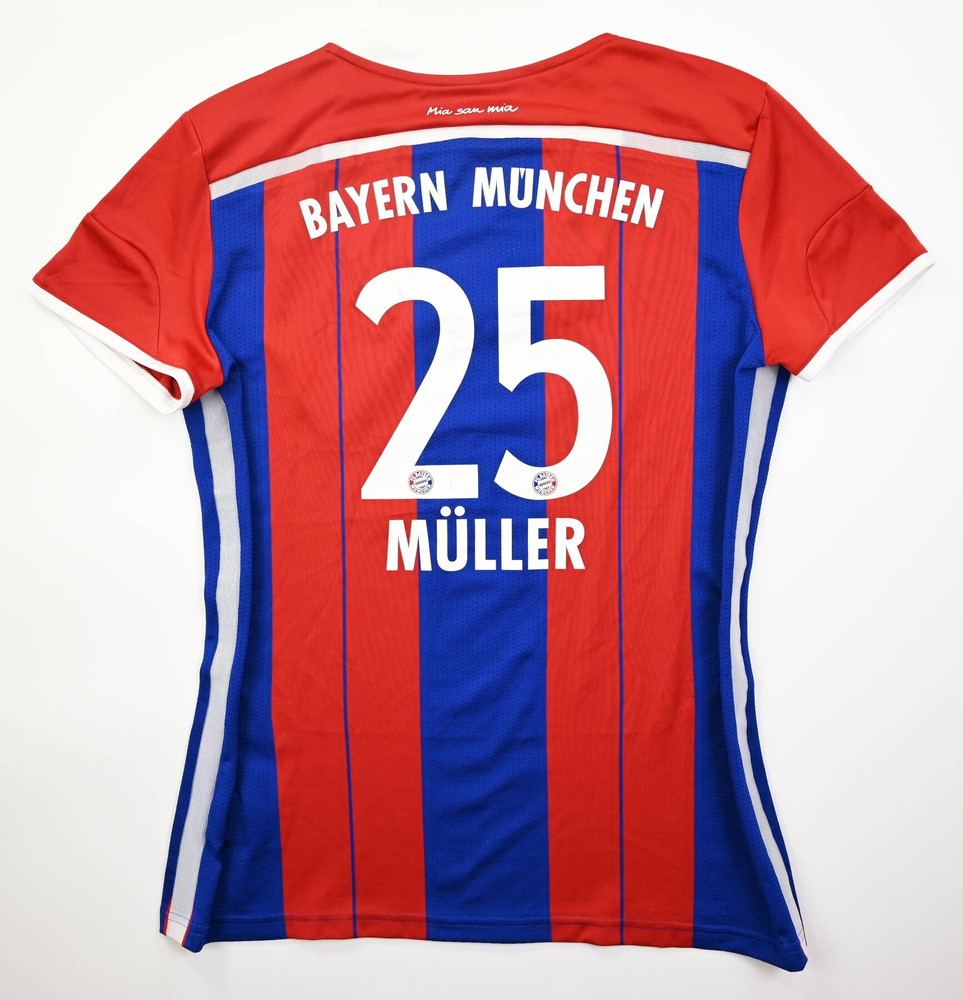 2014-15 BAYERN MUNCHEN *MULLER* KOSZULKA WOMENS L