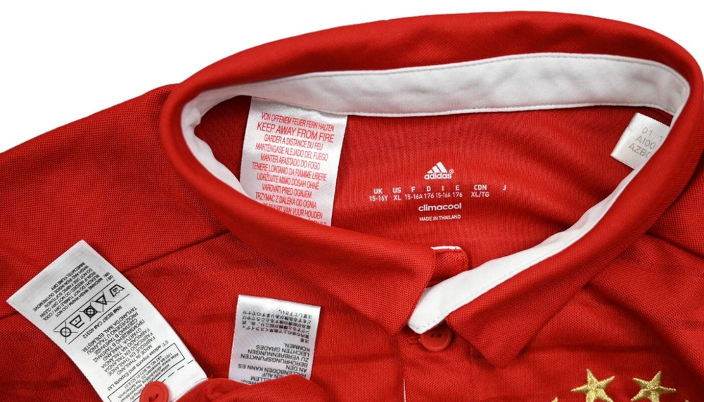 2016-17 BAYERN MUNCHEN *ALABA* LONGSLEEVE XL. BOYS