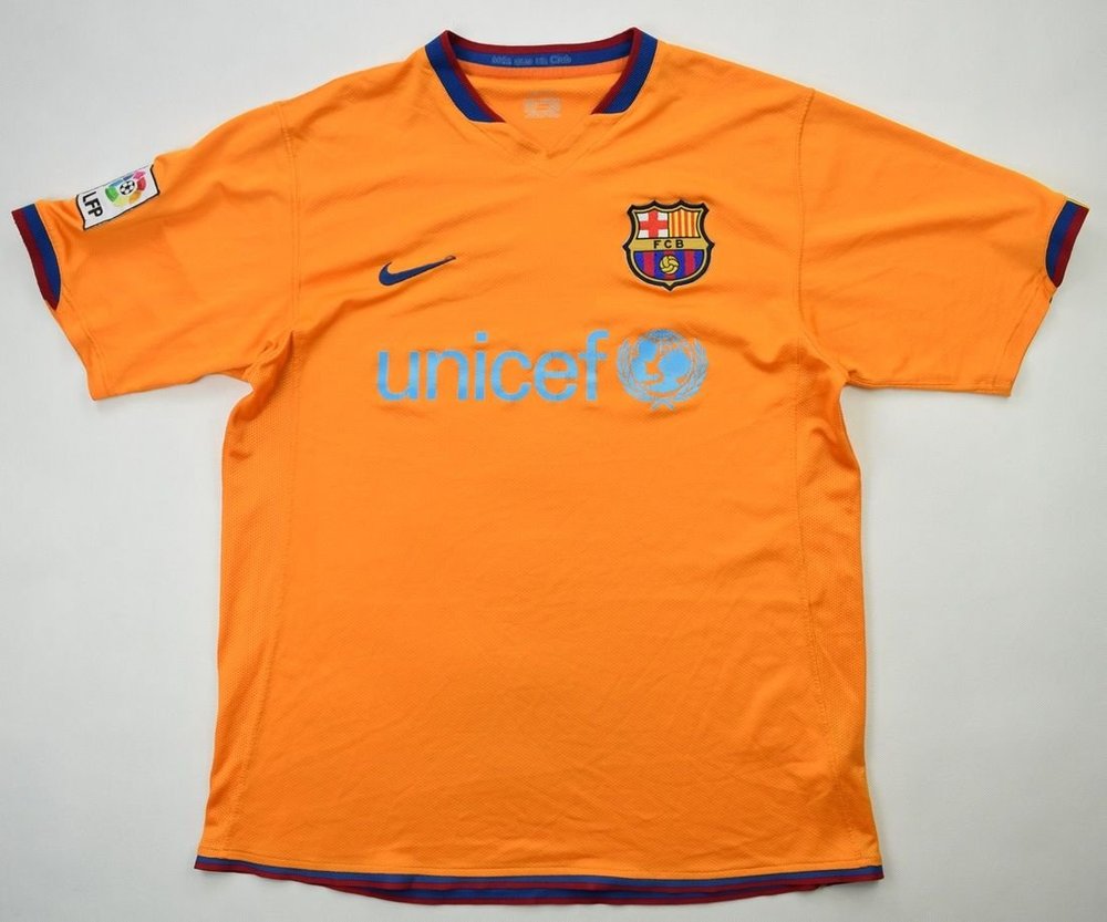 2006-08 FC BARCELONA SHIRT M