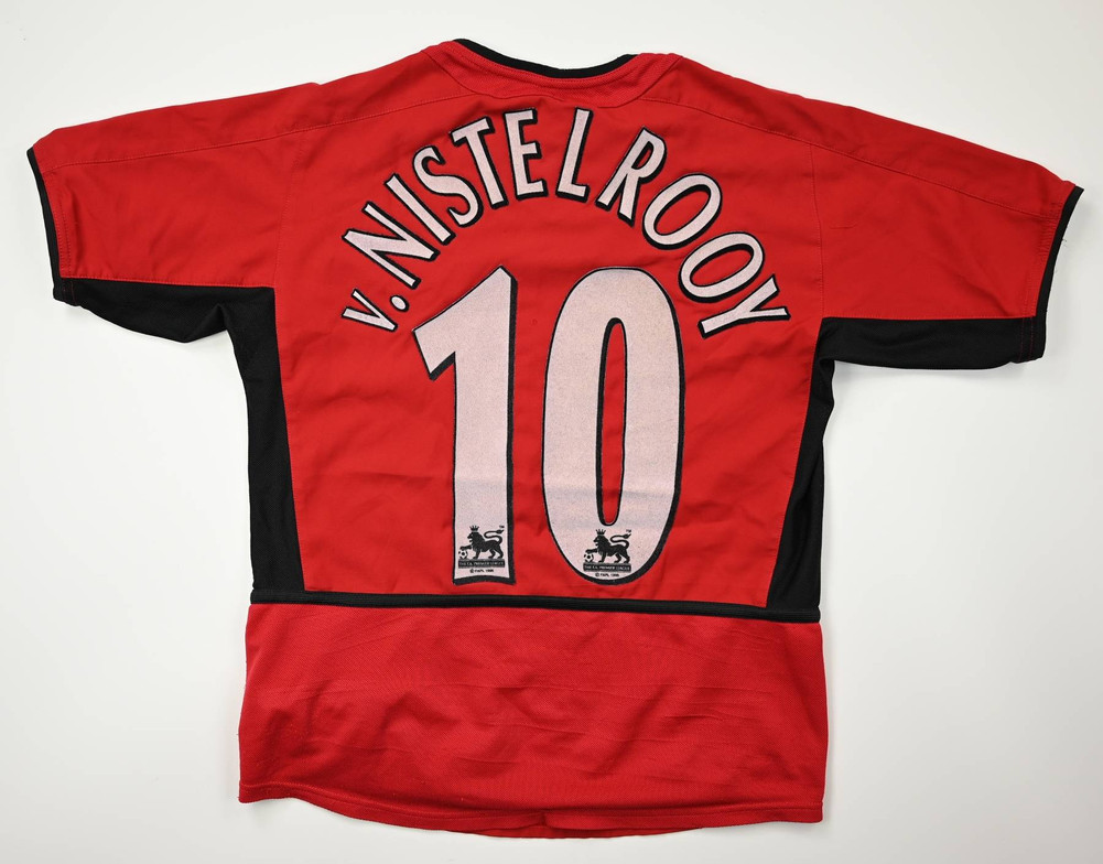 2002-04 MANCHESTER UNITED *NISTELROOY* SHIRT S. BOYS
