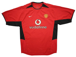 2002-04 MANCHESTER UNITED SHIRT L
