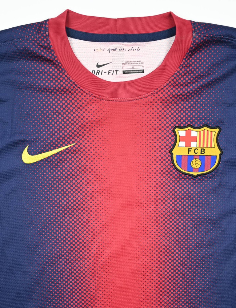 2012-13 FC BARCELONA PLAYER ISSUE SHIRT L