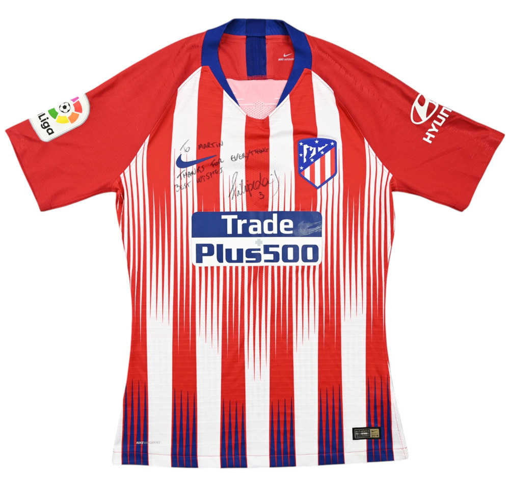 2018-19 ATLETICO MADRID *FILIPE LUIS* MATCH ISSUE KOSZULKA M