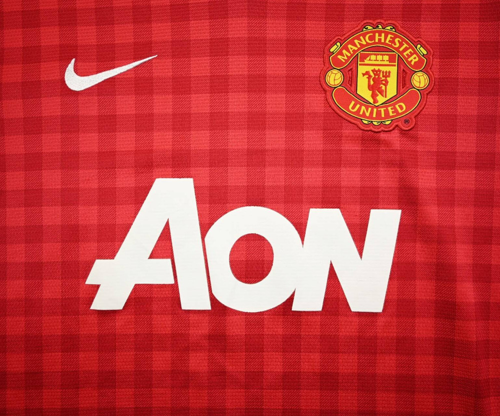 2012-13 MANCHESTER UNITED *SCHOLES* SHIRT M