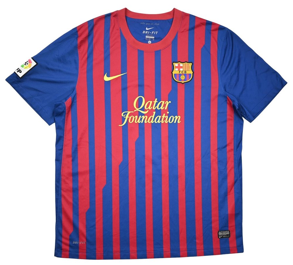 2011-12 FC BARCELONA *A. INIESTA* SHIRT XL