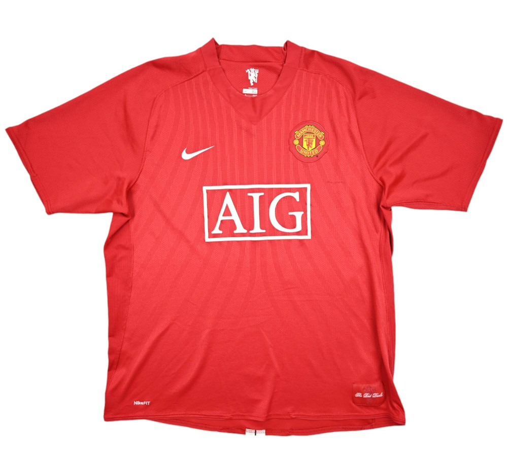 2007-09 MANCHESTER UNITED *ROONEY* SHIRT XL
