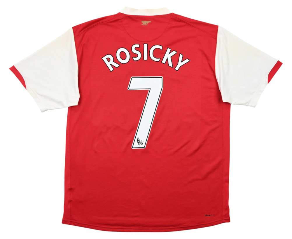 2006-08 ARSENAL *ROSICKY* SHIRT L