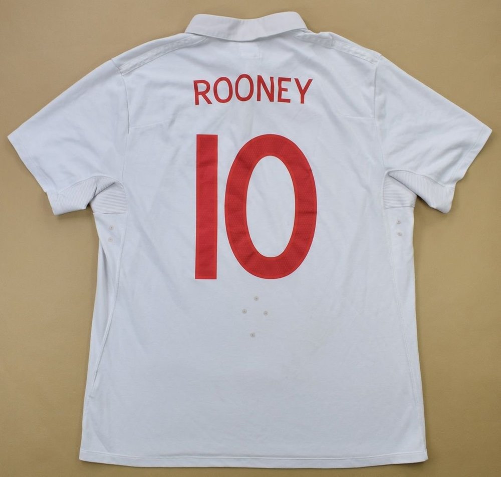 2009-10 ENGLAND *ROONEY* SHIRT M