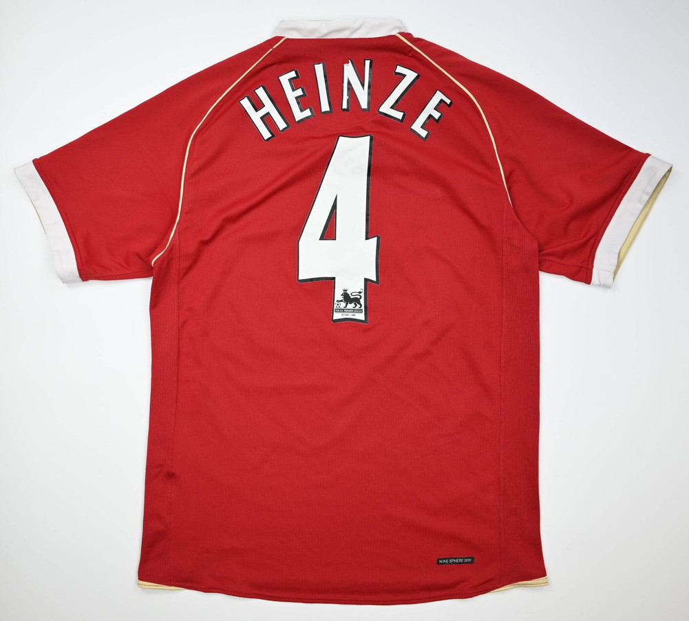 2006-07 MANCHESTER UNITED *HEINZE* SHIRT S