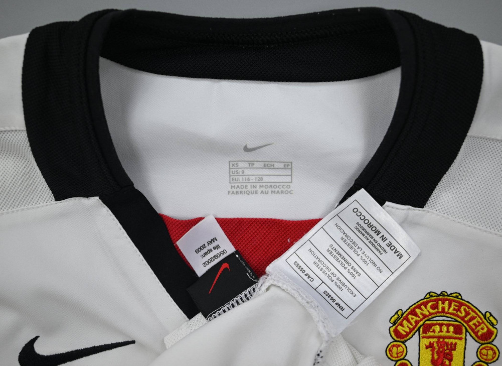 2002-03 MANCHESTER UNITED KOSZULKA XS.BOYS