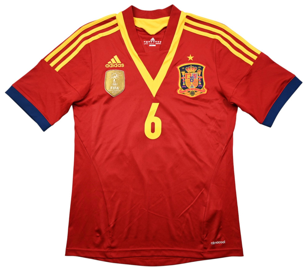 2013 SPAIN *A. INIESTA* SHIRT S
