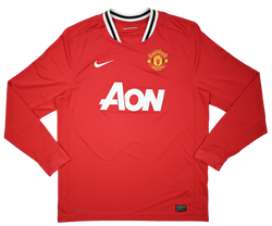 2011-12 MANCHESTER UNITED LONGSLEEVE L