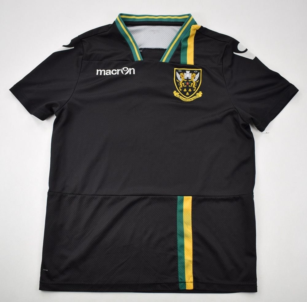 NORTHAMPTON SAINTS RUGBY MACRON SHIRT M