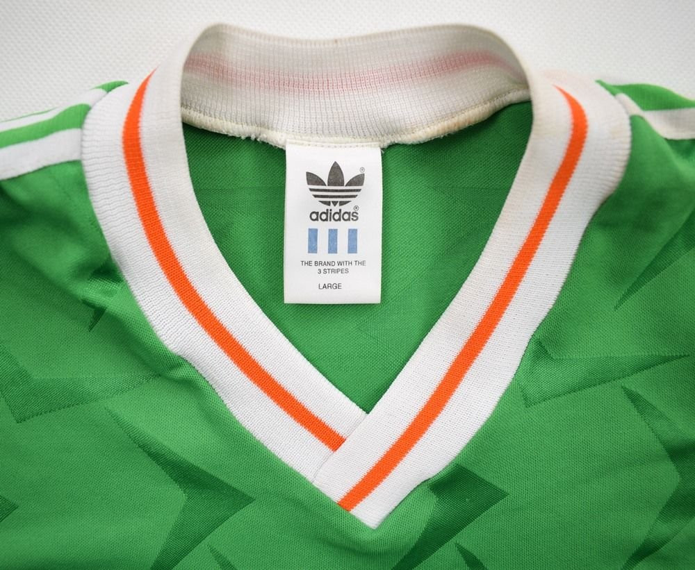 1990-92 IRELAND SHIRT L
