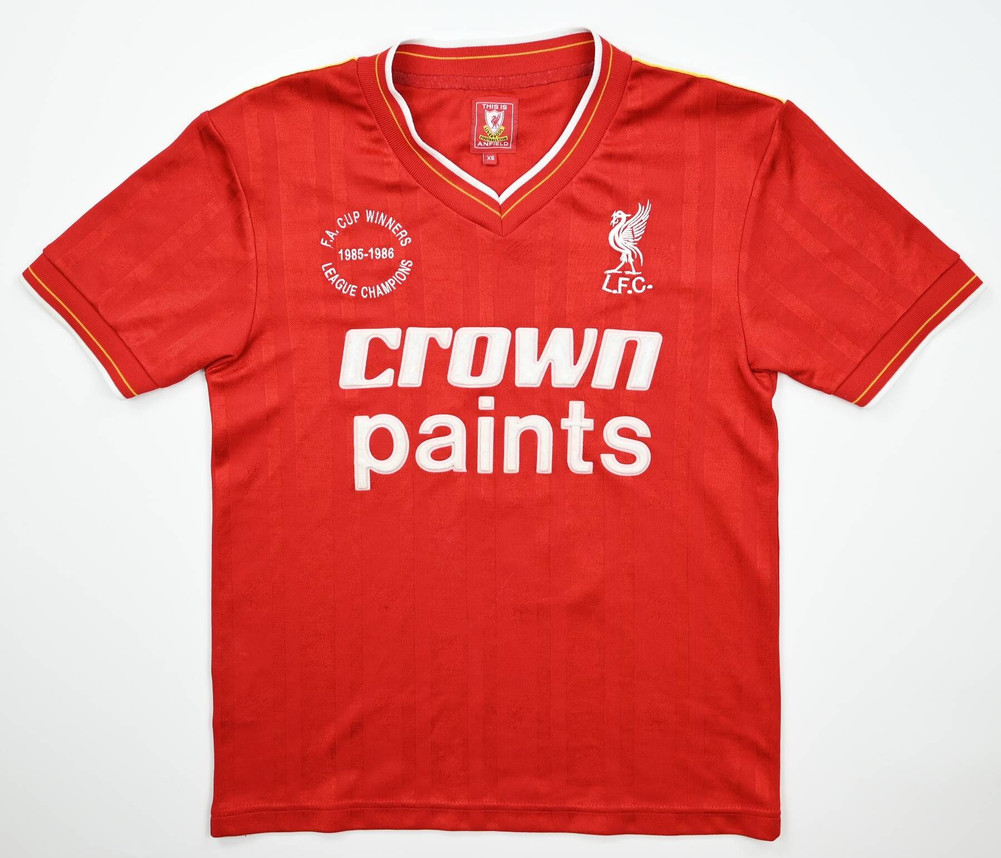 1986-87 LIVERPOOL *DALGLISH* KOSZULKA XS